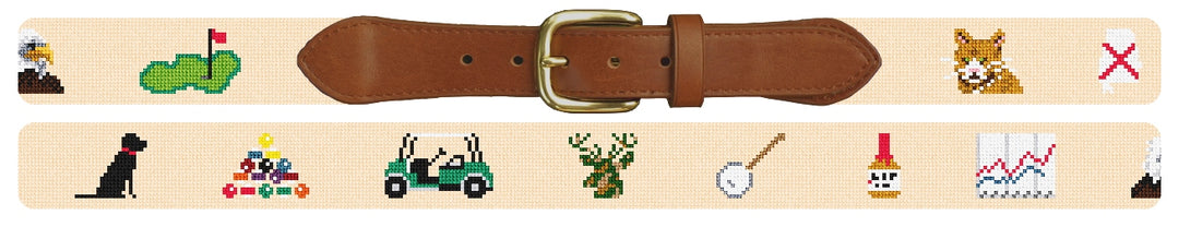 Custom Needlepoint Belt