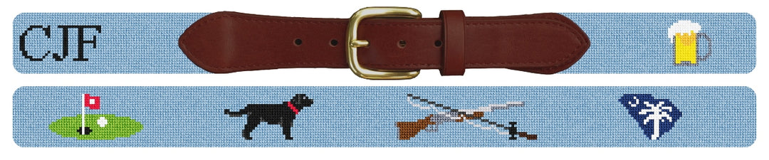 Custom Needlepoint Belt