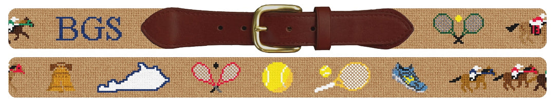 Custom Needlepoint Belt