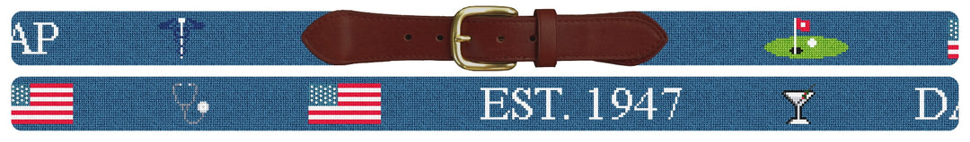 Custom Needlepoint Belt