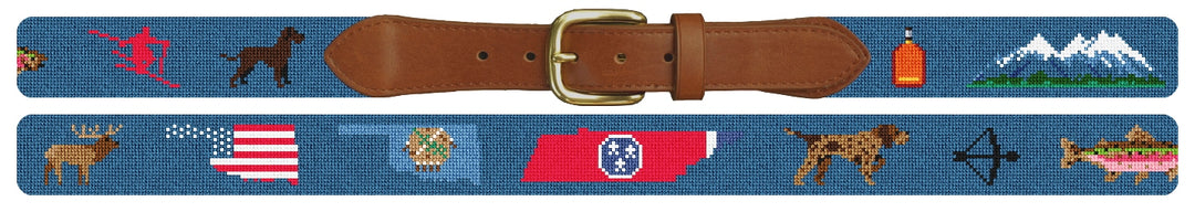 Custom Needlepoint Belt