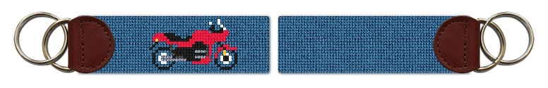 Custom Needlepoint Key Fob