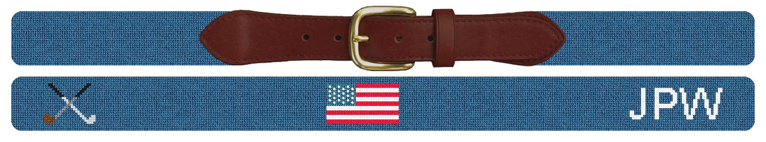 Custom Needlepoint Belt