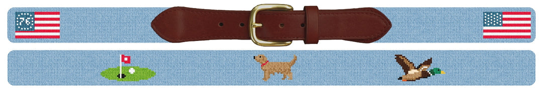 Custom Needlepoint Belt