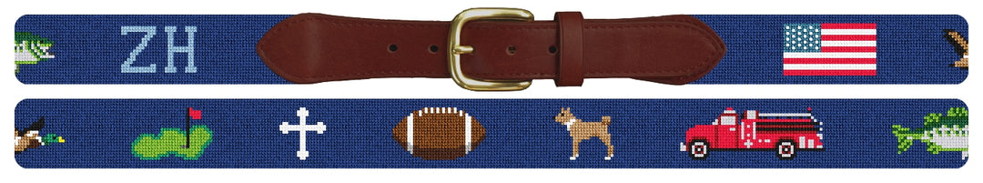 Custom Needlepoint Belt