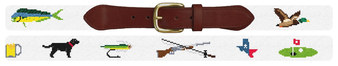 Custom Needlepoint Belt