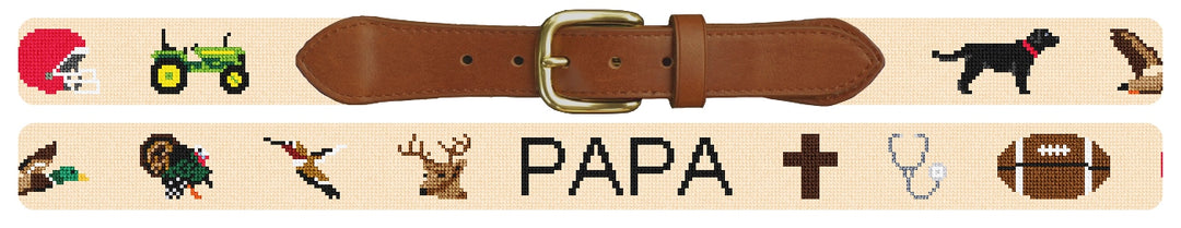 Custom Needlepoint Belt