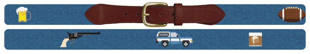 Custom Needlepoint Belt