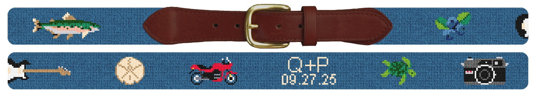 Custom Needlepoint Belt