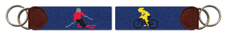 Custom Needlepoint Key Fob
