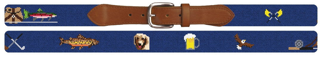 Custom Needlepoint Belt