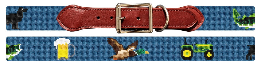 Custom Needlepoint Dog Collar