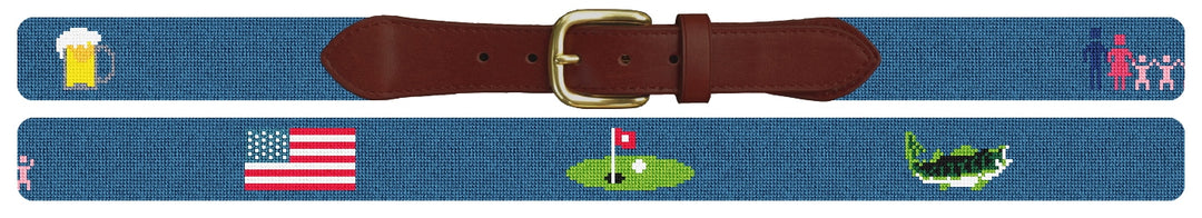 Custom Needlepoint Belt
