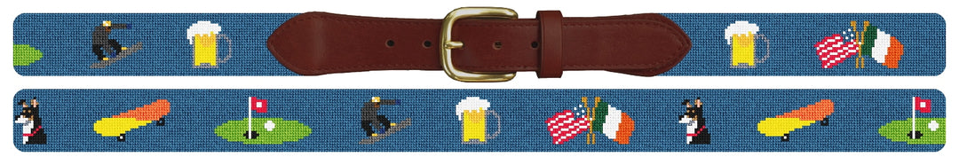 Custom Needlepoint Belt