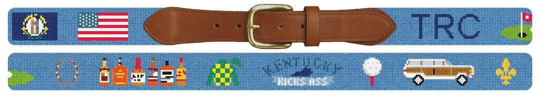 Custom Needlepoint Belt