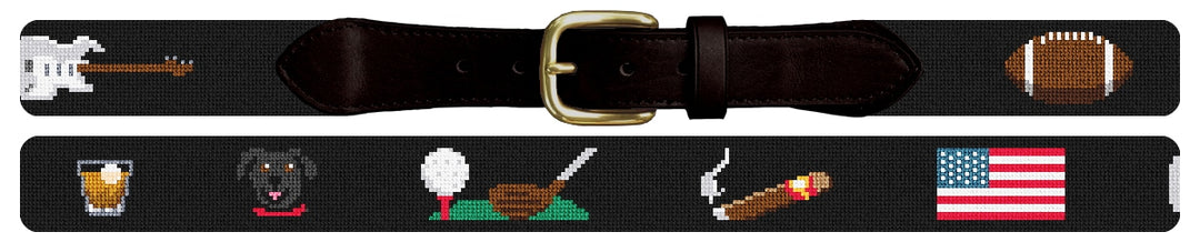 Custom Needlepoint Belt