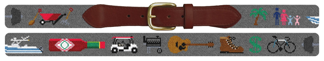 Custom Needlepoint Belt