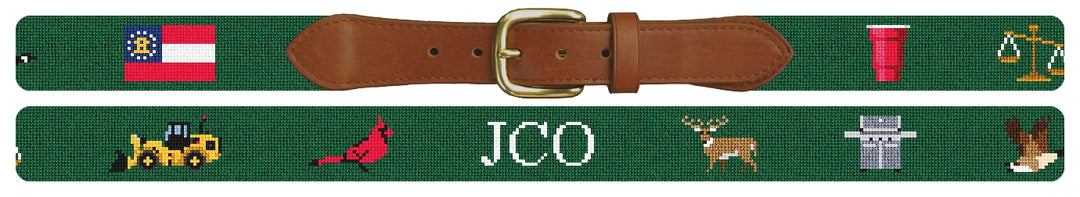 Custom Needlepoint Belt