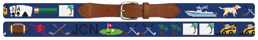 Custom Needlepoint Belt