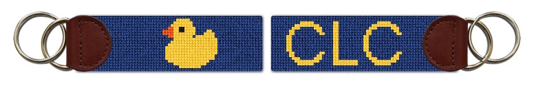 Custom Needlepoint Key Fob