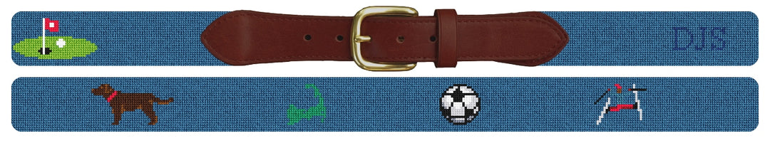 Custom Needlepoint Belt