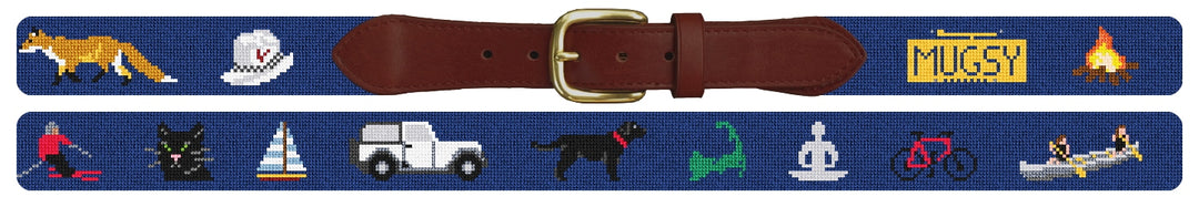 Custom Needlepoint Belt