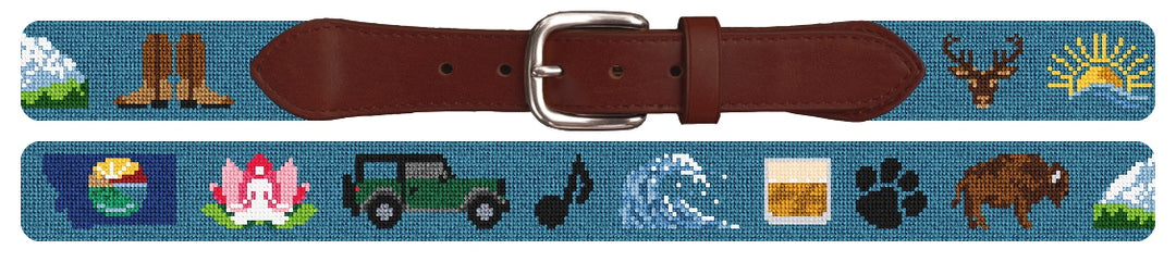 Custom Needlepoint Belt
