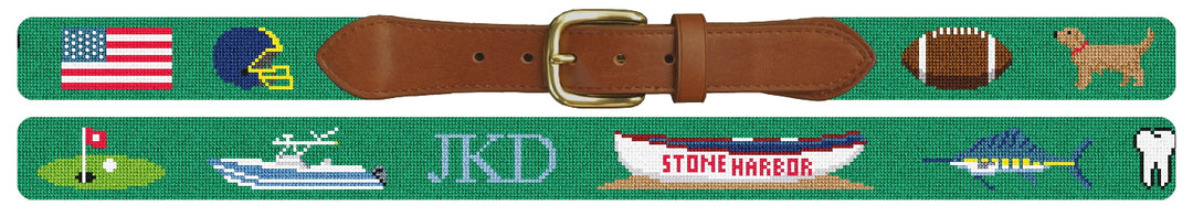 Custom Needlepoint Belt