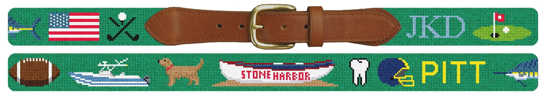 Custom Needlepoint Belt