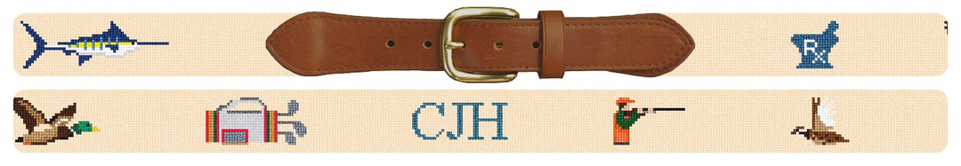 Custom Needlepoint Belt