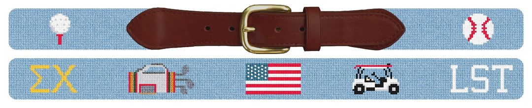 Custom Needlepoint Belt
