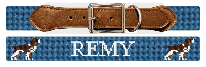 Custom Needlepoint Dog Collar
