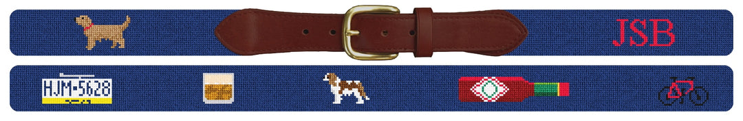 Custom Needlepoint Belt