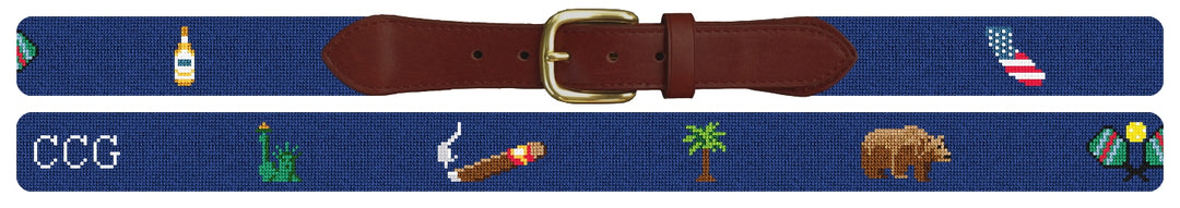 Custom Needlepoint Belt