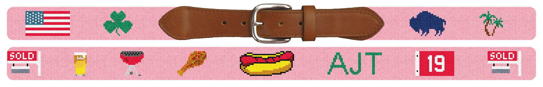 Custom Needlepoint Belt