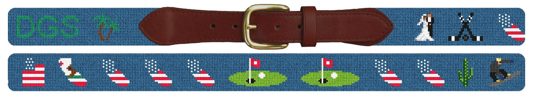 Custom Needlepoint Belt
