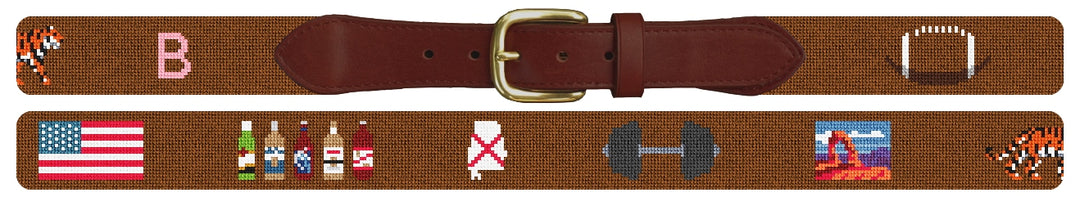Custom Needlepoint Belt