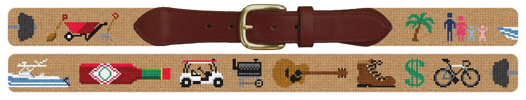 Custom Needlepoint Belt