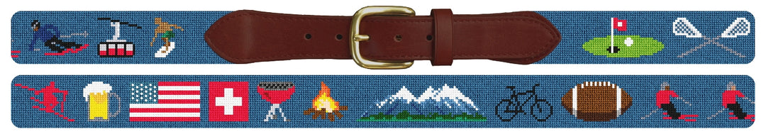 Custom Needlepoint Belt