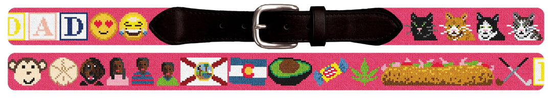 Custom Needlepoint Belt