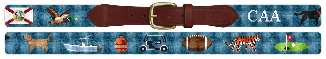 Custom Needlepoint Belt