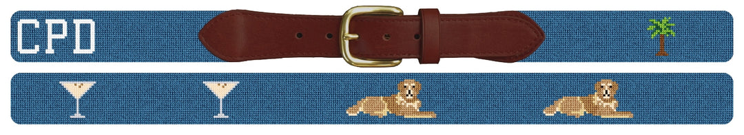 Custom Needlepoint Belt
