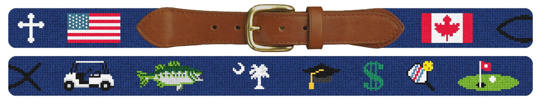 Custom Needlepoint Belt