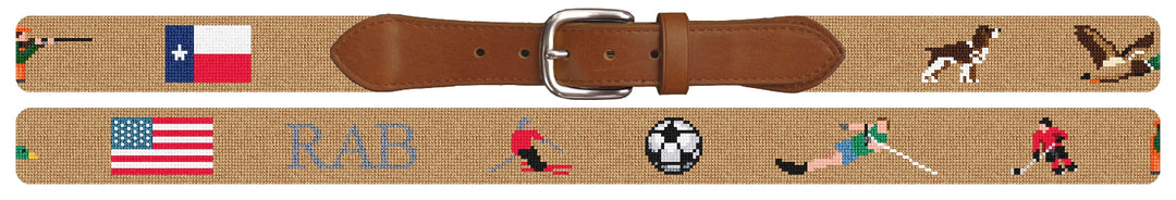 Custom Needlepoint Belt