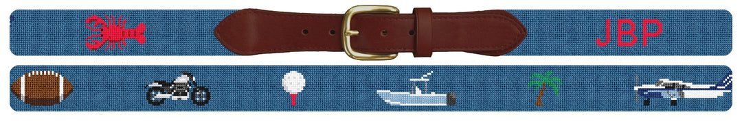 Custom Needlepoint Belt