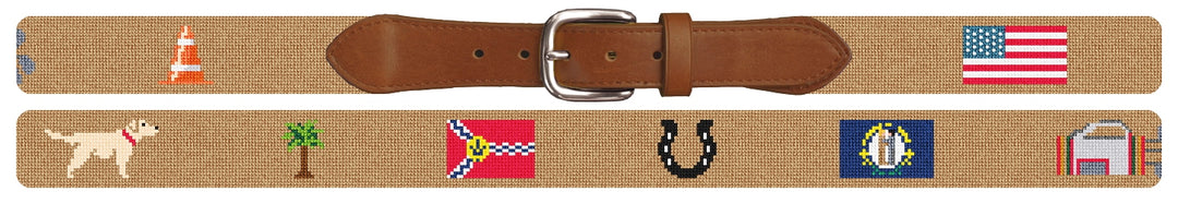 Custom Needlepoint Belt