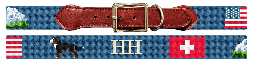Custom Needlepoint Dog Collar