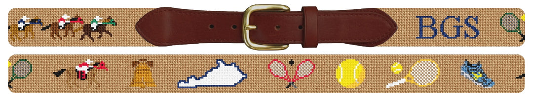 Custom Needlepoint Belt