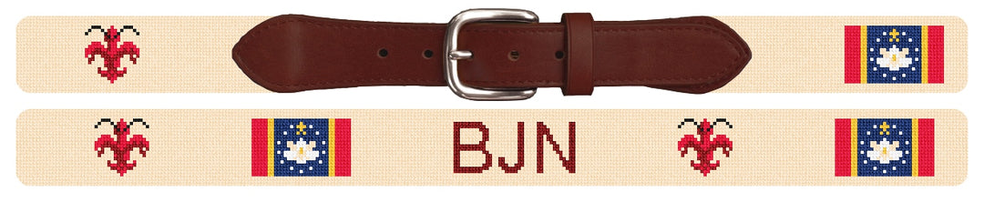 Custom Needlepoint Belt