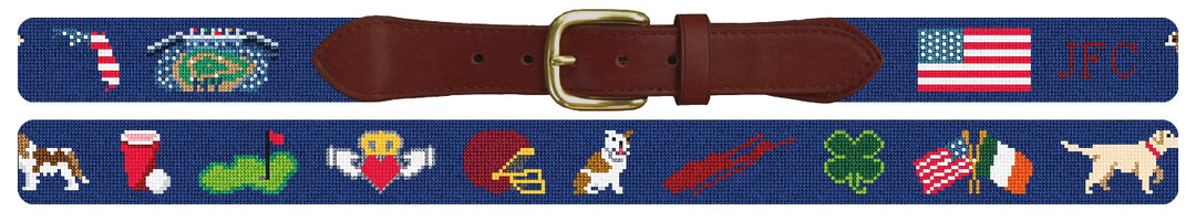 Custom Needlepoint Belt